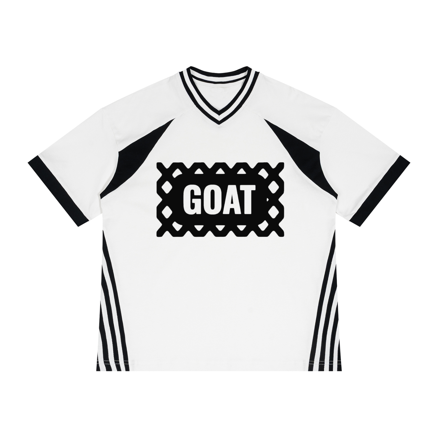 Unisex Color Block V-Neck Jersey