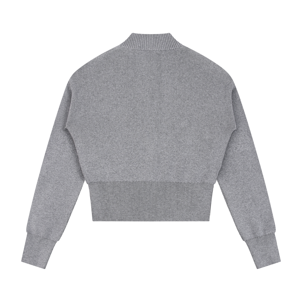 Women’s Mock Neck Zip Up Cardigan