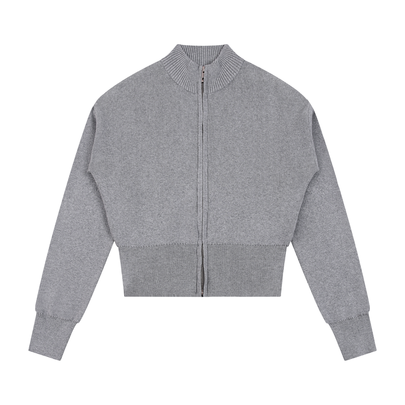Women’s Mock Neck Zip Up Cardigan