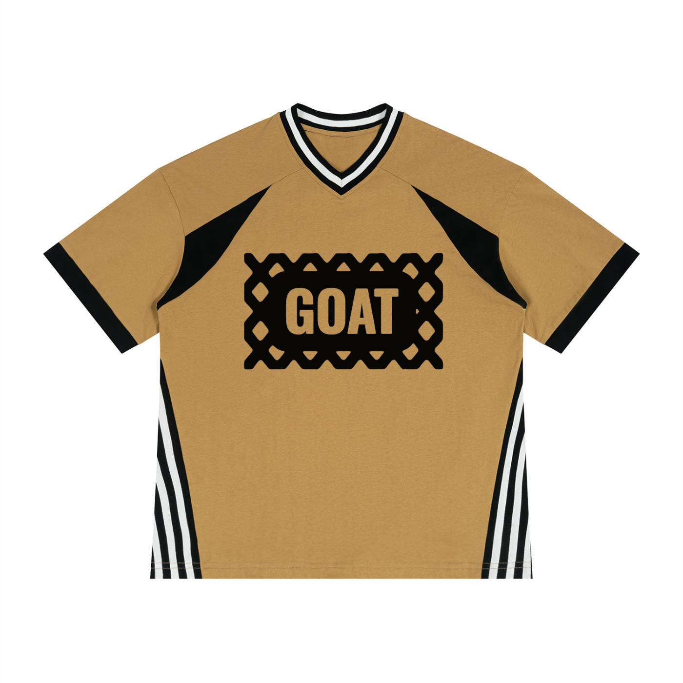 Unisex Color Block V-Neck Jersey