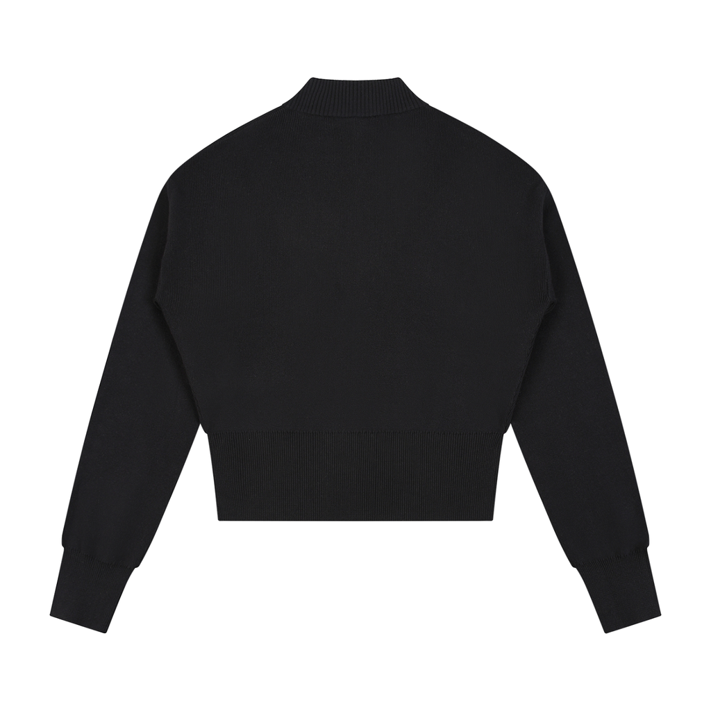 Women’s Mock Neck Zip Up Cardigan